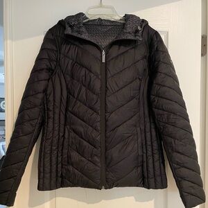 Michael Kors Reversible Black/Logo Puffer Jacket